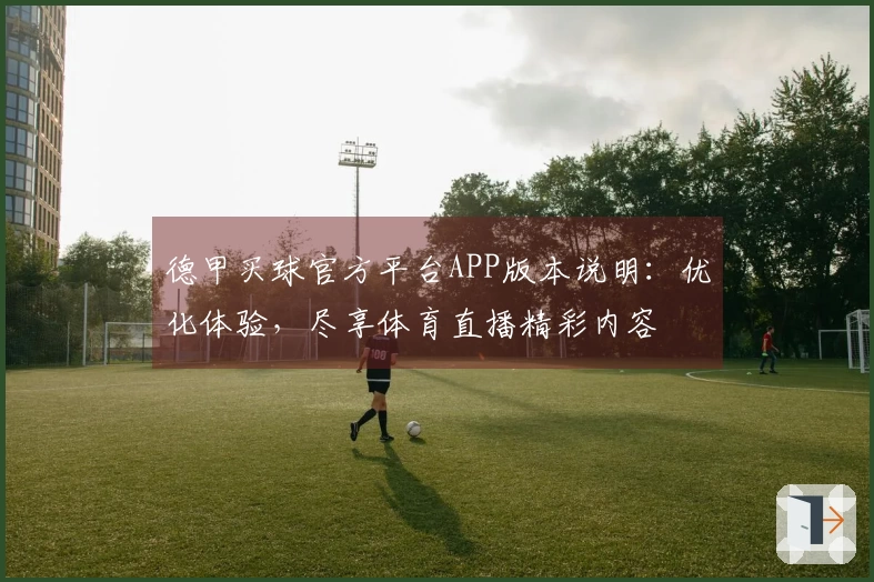 德甲买球官方平台APP版本说明：优化体验，尽享体育直播精彩内容