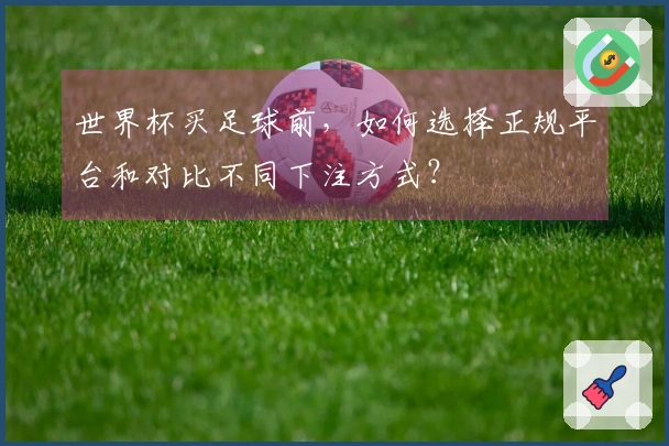 世界杯买足球前，如何选择正规平台和对比不同下注方式？