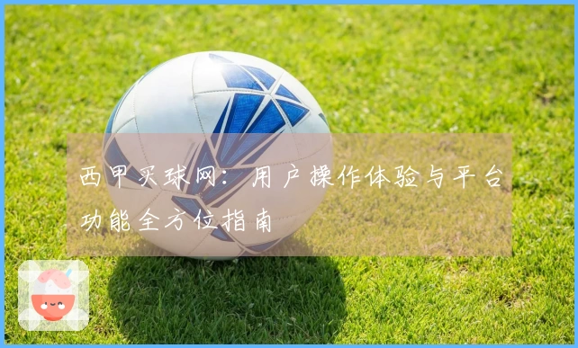 西甲买球网：用户操作体验与平台功能全方位指南