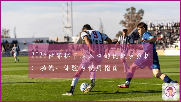 2026世界杯下注入口的优缺点分析：功能、体验与使用指南