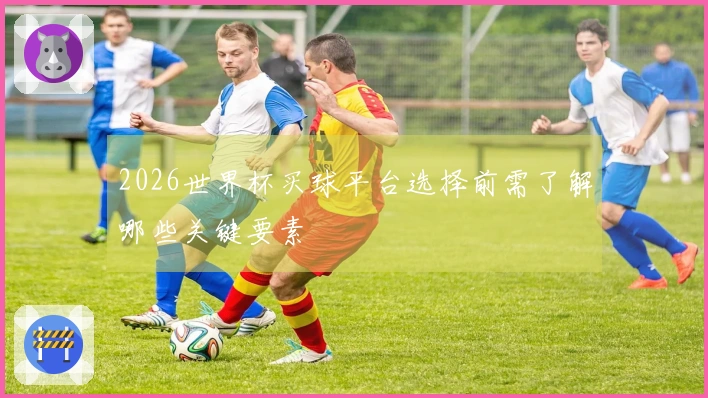 2026世界杯买球平台选择前需了解哪些关键要素